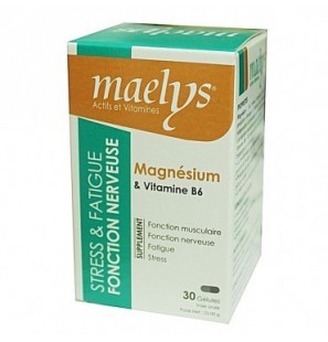 MAELYS magnésium et vitamine B6	boite 30 gélules
