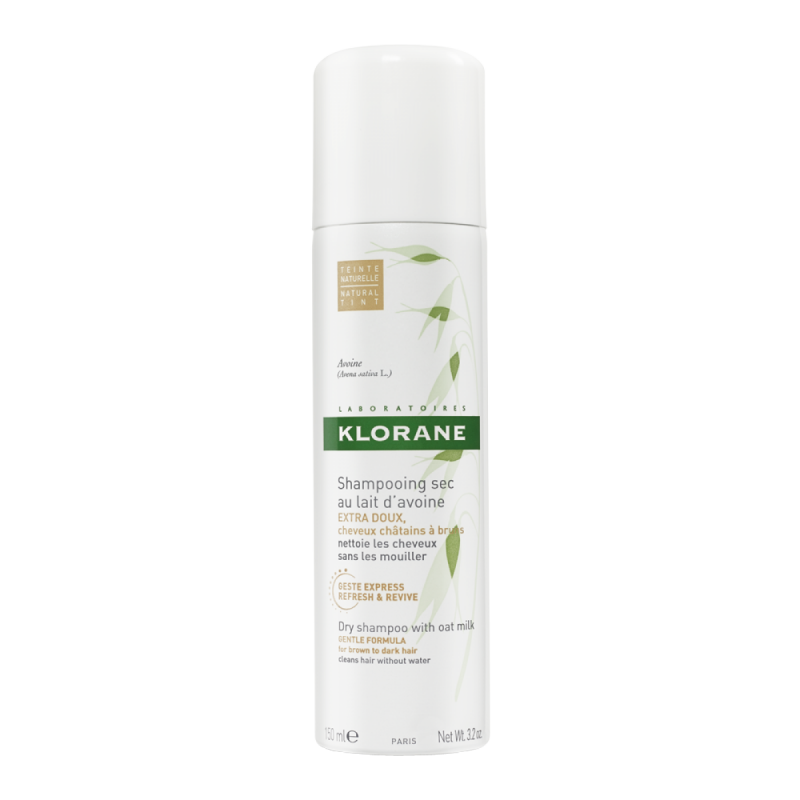 KLORANE LAIT D'AVOINE shampooing sec teinté | 150 ml