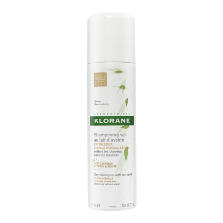 KLORANE LAIT D'AVOINE shampooing sec teinté | 150 ml