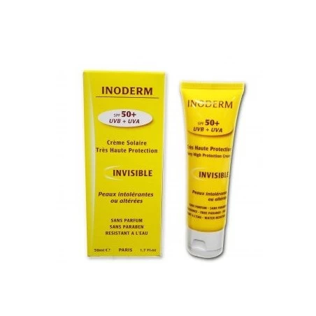 INODERM écran solaire invisible spf 50+	(50ml)