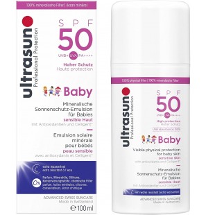 ULTRASUN BABY émulsion solaire spf 50+ (50ml)