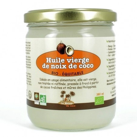 LA MAISON DU COCO huile de noix de coco 380 ml
