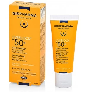 ISISPHARMA UVEBLOCK 50 fluide invisible spf 50+ | 40 ml