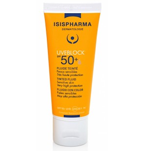 ISISPHARMA UVEBLOCK SPF50+ FLUIDE TEINTE MEDIUM 40ML