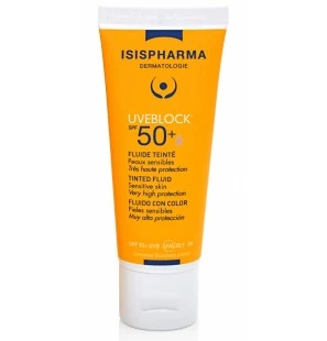 ISISPHARMA UVEBLOCK SPF50+ FLUIDE TEINTE MEDIUM 40ML