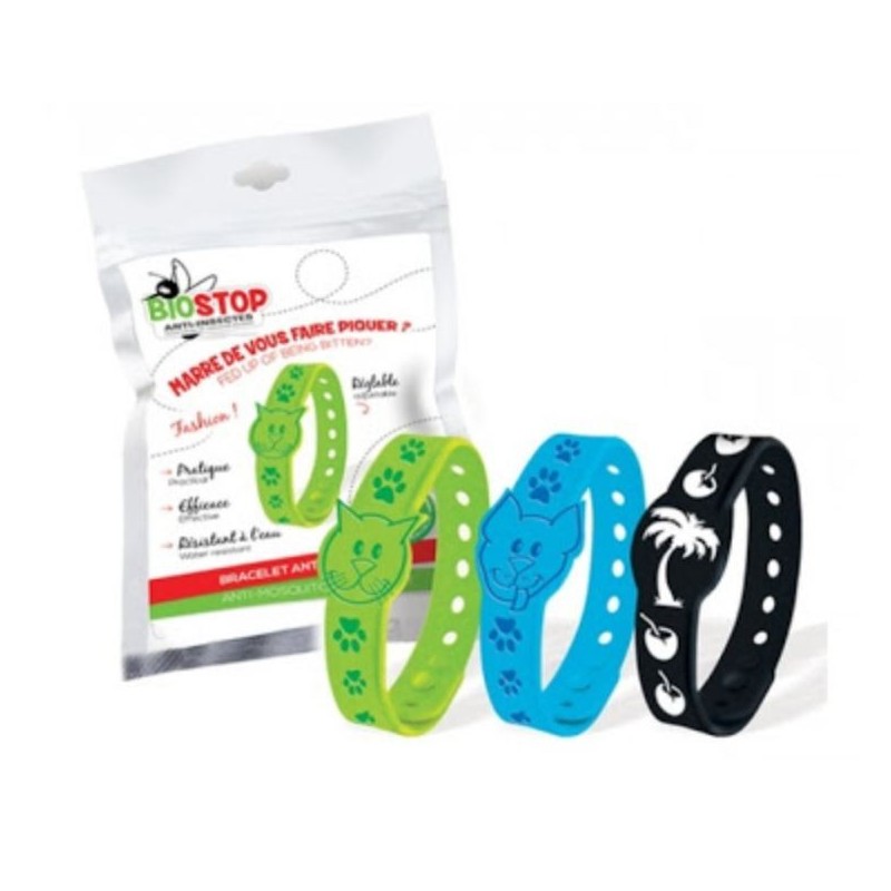 BIOSTOP bracelet citronnelle bicolore 1 unité