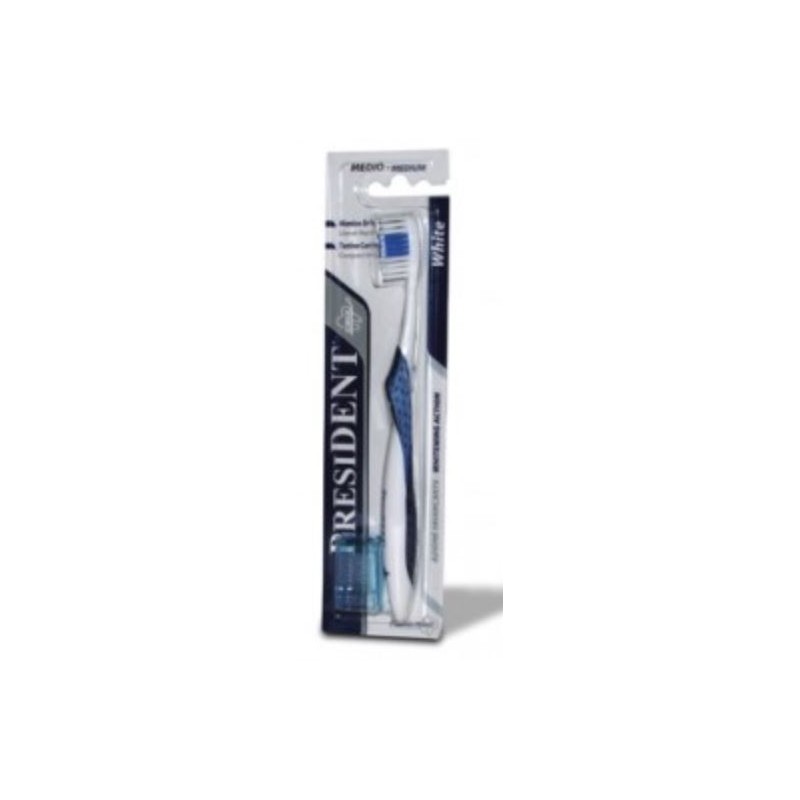PRESIDENT WHITE brosse à dents Medium