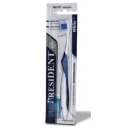 PRESIDENT WHITE brosse à dents Medium