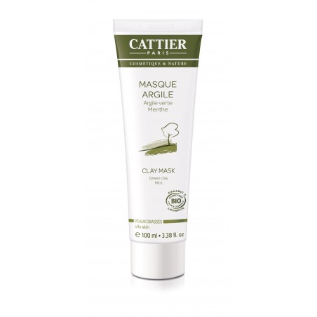 CATTIER masque à l'argile verte 100 ml