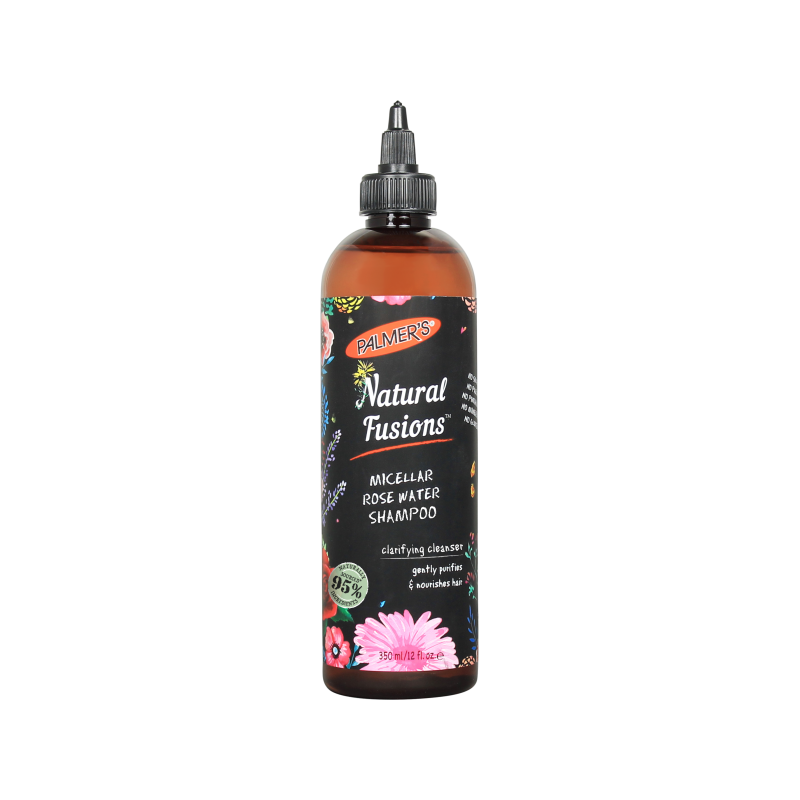 PALMER'S NATURAL FUSION shampooing micellaire à l'eau de rose 350 ml