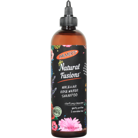 PALMER'S NATURAL FUSION shampooing micellaire à l'eau de rose 350 ml