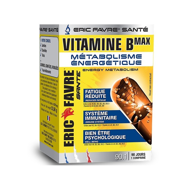 ERIC FAVRE Vitamine B Max | 90 comprimés