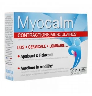 3C PHARMA Myocalm contractions musculaires | 30 comprimés