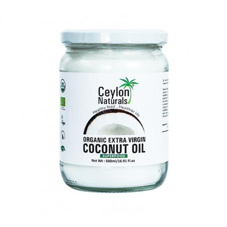 CEYLON NATURALS huile de coco extra vierge Bio 500 ml