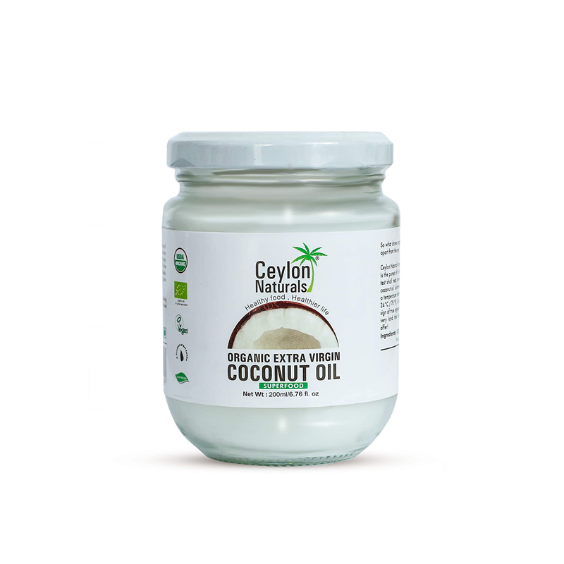 CEYLON NATURALS huile de coco extra vierge Bio 200 ml