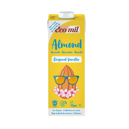 ECOMIL lait d'Amande Original Vanille Bio 1L