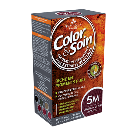 3 CHENES COLOR & SOIN CHÂTIN CLAIR ACAJOU 5M