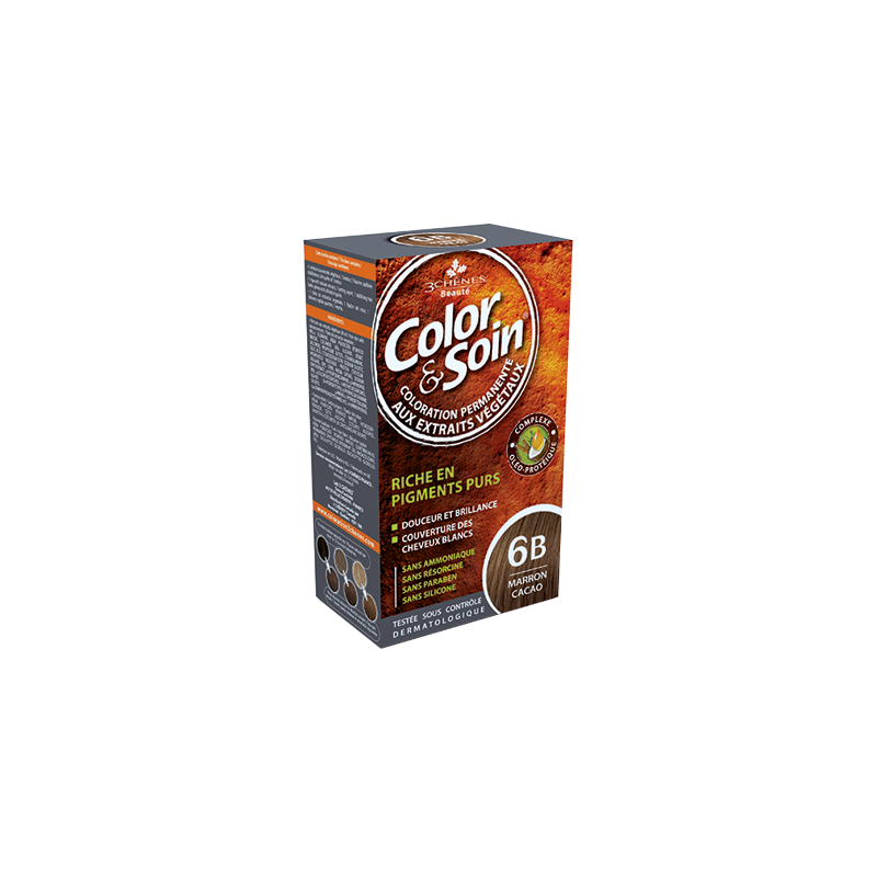 3 CHENES COLOR & SOIN MARRON CACAO 6B