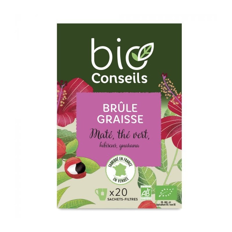 BIO CONSEILS BRÛLE GRAISSE infusion boite 20 sachets