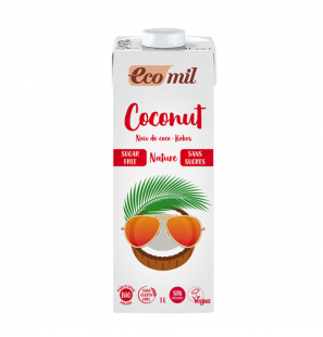 ECOMIL lait de Coco sans sucres Bio 1L