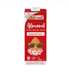 ECOMIL lait d'Amande Original Cacao Bio 1L