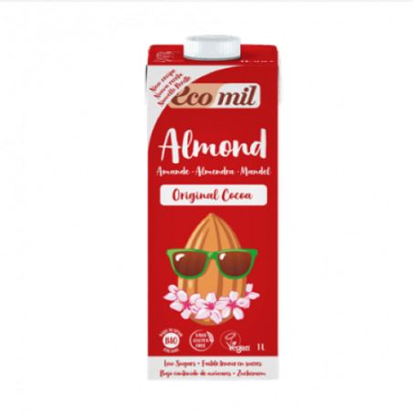 ECOMIL lait d'Amande Original Cacao Bio 1L