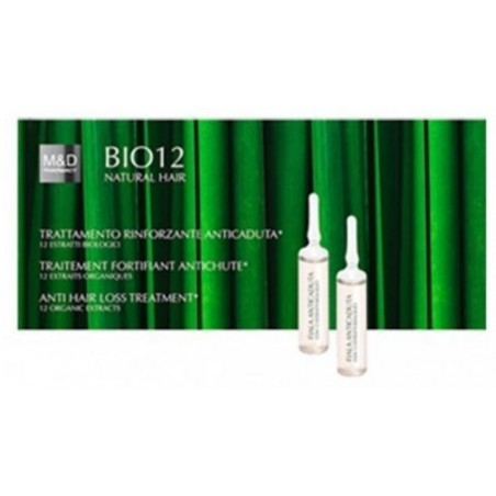 BIO12 traitement anti-chute fortifiant boite 20 ampoules