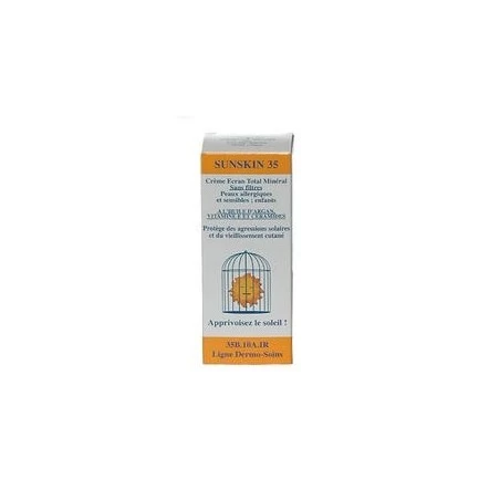 Dermo soins sunskin 35 écran total minéral 50 ml