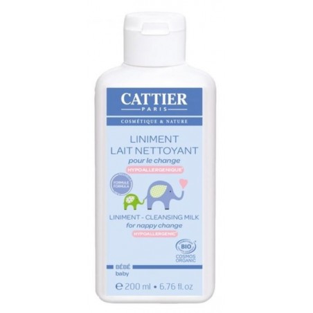 CATTIER BÉBÉ liniment lait nettoyant | 200 ml