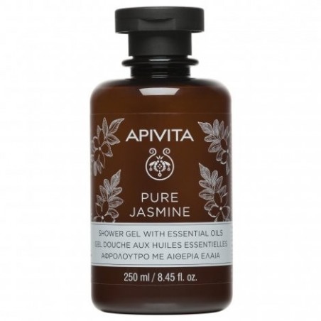 APIVITA PURE JASMINE gel douche aux huiles essentielles 250 ml