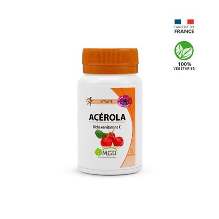 MGD Acérola Fruits Rouges boite 30 comprimés
