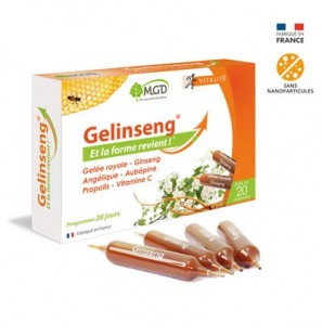 MGD GELINSENG boite 20 ampoules