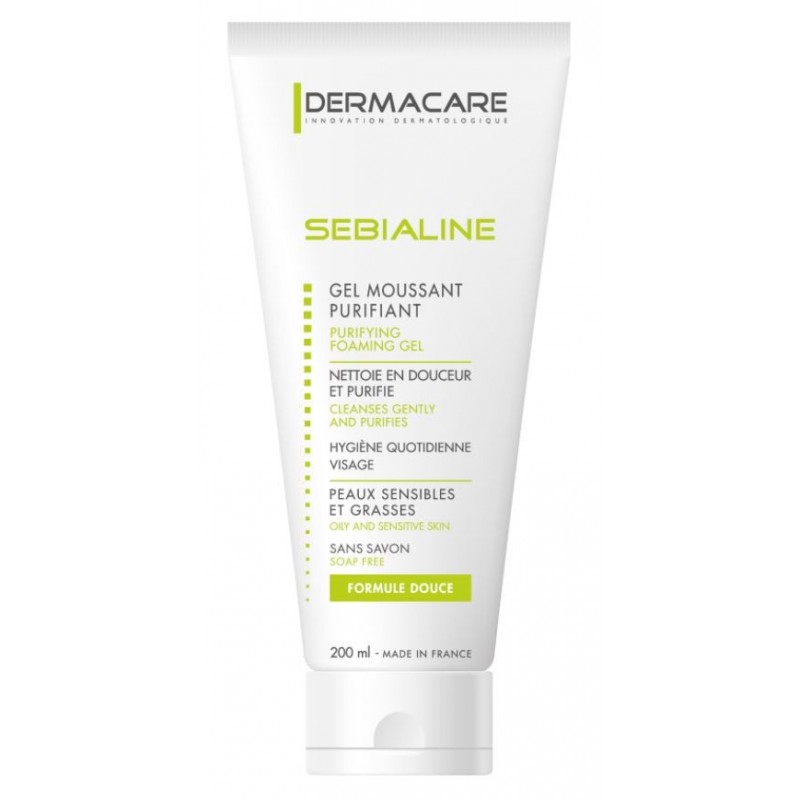 DERMACARE SEBIALINE gel moussant purifiant | 200 ml