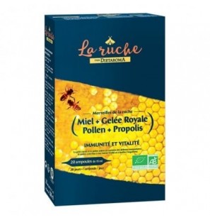 DIETAROMA MERVEILLE DE LA RUCHE BIO boite 20 amp