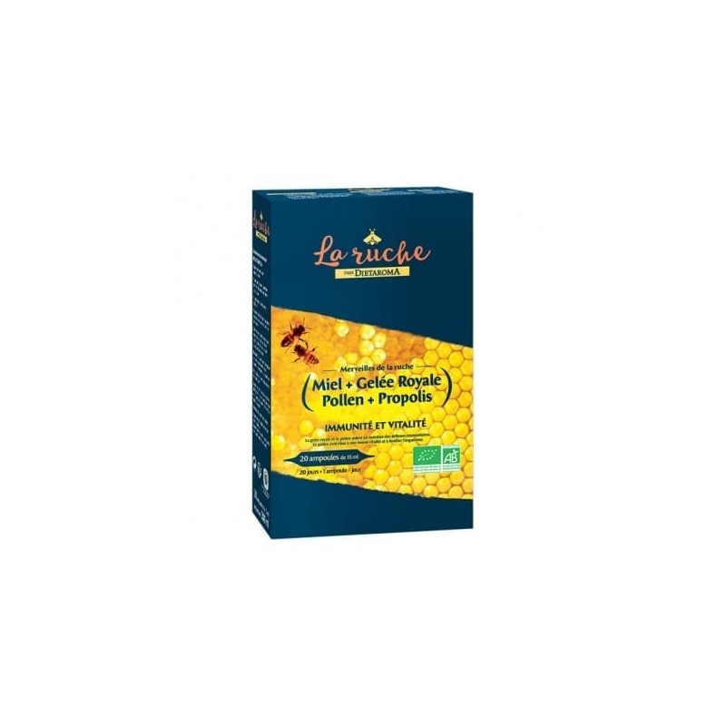 DIETAROMA MERVEILLE DE LA RUCHE BIO boite 20 amp