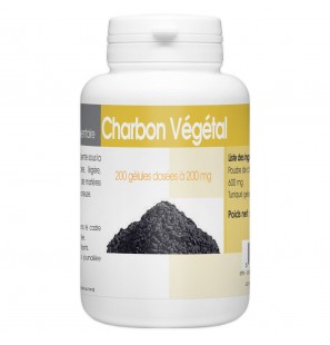 GPH DIFFUSION Charbon Végétal 210 mg | 200 gélules