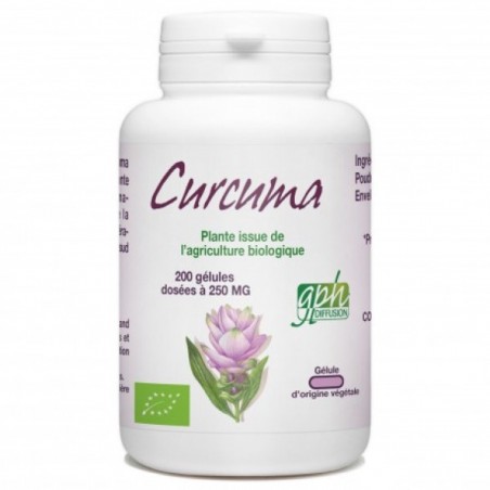 GPH DIFFUSION Curcuma BIO 250 mg | 200 comprimés