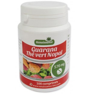 RENAISSANCE Guaran + Thé Vert + Nopal 570 mg B100 comprimés