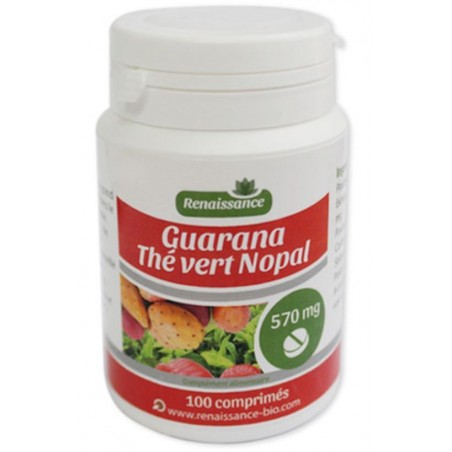 RENAISSANCE Guaran + Thé Vert + Nopal 570 mg B100 comprimés