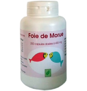 GPH DIFFUSION Huile De Foie De Morue 400 mg | 200 capsules