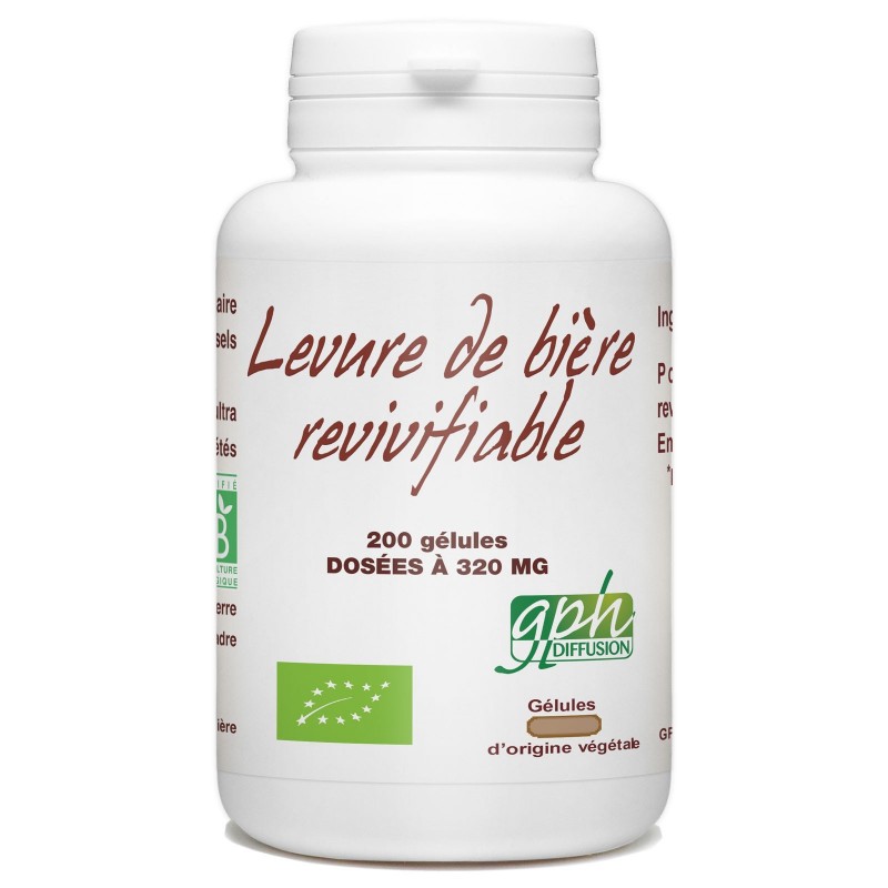 GPH DIFFUSION Levure De Bière Revivifiable 320 mg | 200 gélules