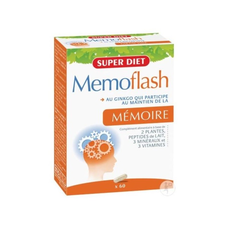 SUPER DIET MEMOFLASH boite 60 gélules