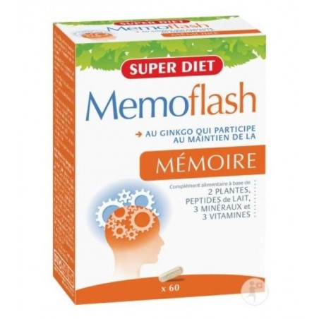 SUPER DIET MEMOFLASH boite 60 gélules