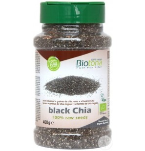 BIOTONA BLACK SHIA graines de chia 350 Gr