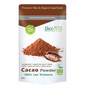 BIOTONA CACAO poudre de Cacao 200 Gr