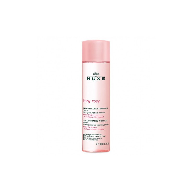 NUXE Very Rose Eau Micellaire Hydratante 3-en-1 200ML