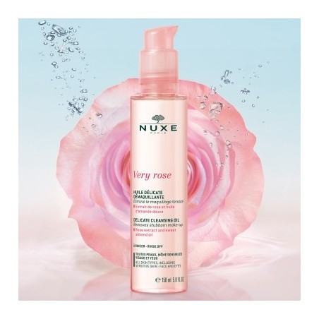 NUXE VERY ROSE Huile Délicate Démaquillante 150ML