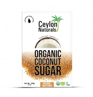 CEYLON NATURALS sucre de coco Bio 200G