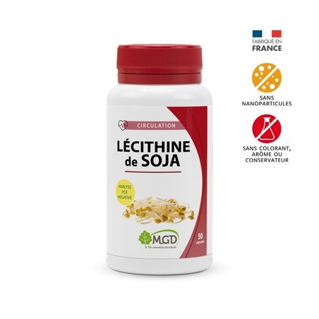 MGD lécithine de soja boite 100 capsules