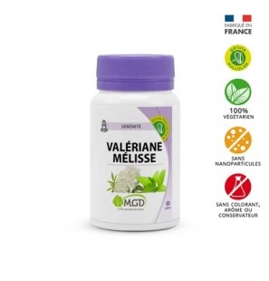 MGD Valériane Mélisse boite 60 gélules